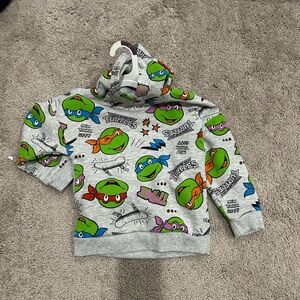 Teenage Mutant Ninja Turtles Kids Hoodie - Gray